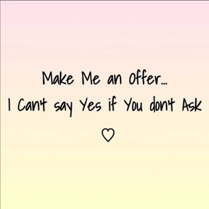 Make me an offer ...